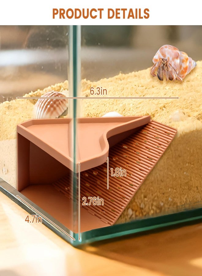 KCMOSGI Hermit Crab Underground Tunnel Cave, Hermit Crab Cave Habitat, Hermit Crab Tank Accessories & Hermit Crab Climbing Toys - Image 2